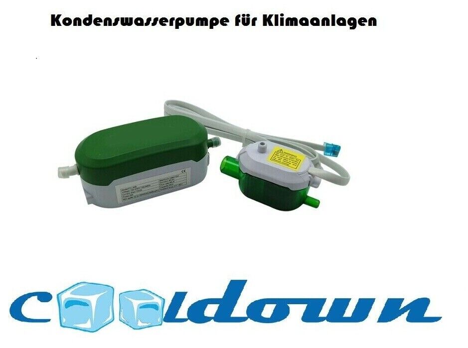 Klimaanlage Kondenswasserpumpe 18l/h Inklusive 1,5 m Kondensschlauch 6 –  CoolDown