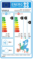 VIVAX Y Design 12000 BTU+4 m Komplett SET 3,5KW Split Klimaanlage inkl WIFI A+++