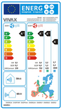 VIVAX Y Design 12000 BTU+4 m Komplett SET 3,5KW Split Klimaanlage inkl WIFI A+++