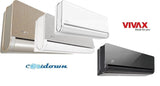 VIVAX Multisplit H+ Design Silver 2 x 3,5 KW Duo Klimagerät Klimaanlage R32 A++