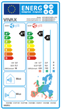VIVAX R Design 9000 BTU + 6 m Montageset 2,6 KW Split Klimaanlage A +++