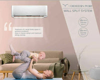 VIVAX Y Design 12000 BTU+3 m Komplett SET 3,5KW Split Klimaanlage inkl WIFI A+++