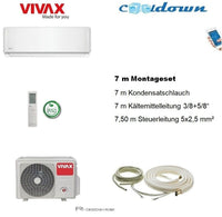 VIVAX R Design 24000 BTU + 7 m Montageset WIFI Ready 7 KW Split Klimaanlage A++