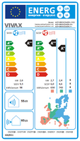 VIVAX R Design 9000 BTU +5 m Montageset 2,6 KW Klimagerät Split Klimaanlage A+++