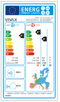 VIVAX R Design 24000 BTU + 10 m Montageset WIFI Ready 7 KW Split Klimaanlage A++