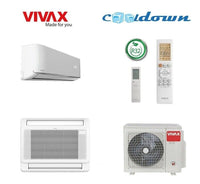 VIVAX Multisplit Klimaanlage Klimagerät 1 x 3,5 KW Wandgerät + 1 x 2,6 KW Truhe