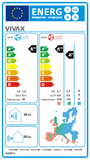 VIVAX Flur-Truhe 9000 BTU + 10 m Montageset 2,6 KW Split Klimaanlage A+++