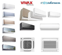 VIVAX Flur-Truhe 18000 BTU + 2 m Montageset 5,0 KW Split Klimaanlage A++