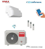 VIVAX Multisplit R Design 1x 2,6 KW + 1x 3,5 +1x 5 KW Klimagerät Klimaanlage A++