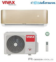VIVAX R Design GOLD 9000 BTU 2,6 KW Klimagerät Split Klimaanlage ECO R32  A+++