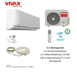 VIVAX R Design 12000 BTU +2 m Montageset 3,8KW Klimagerät Split Klimaanlage A+++