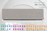 VIVAX Multisplit H+ Design Silver 2 x 3,5 KW Duo Klimagerät Klimaanlage R32 A++