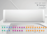 VIVAX Y Design 12000 BTU + 7 m Montageset 3,5KW Split Klimaanlage inkl WIFI A+++