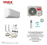 VIVAX R Design 12000 BTU + 5 m Komplett SET 3,8 KW Klimagerät Klimaanlage A+++