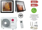 LG SPLIT Klimaanlage Artcool Gallery +5 m Komplett SET 3,5 KW SET A12FT A++ WIFI