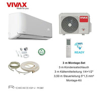VIVAX R Design 18000 BTU + 3 m Montageset 5,57 KW WIFI Ready Split Klimaanlage