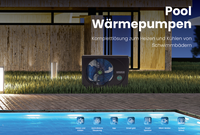 VIVAX Pool Wärmepumpe Heizen Kühlen  7 KW