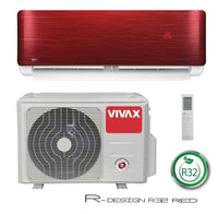 VIVAX R Design RED 12000 BTU WIFI Ready 3,8 KW Klimagerät Split Klimaanlage A+++