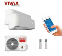 VIVAX Multisplit R Design 2 x 2,6 KW Duo WIFI Klimagerät Klimaanlage R32 A++
