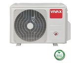 VIVAX V Design Gray Mirror 12000 BTU + 7 m Komplett Montageset Klimaanlage A+++