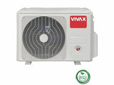 VIVAX S Design PRO 9000 BTU + 2 m Komplett Montageset Split Klimaanlage UV Lampe