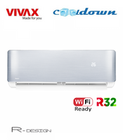 VIVAX R Design SILVER 12000 BTU+7 m Montageset Klimagerät Split Klimaanlage A+++