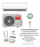 VIVAX M Design 12000 BTU + 4 m Komplett Montageset 3,81 KW Split Klimaanlage A++