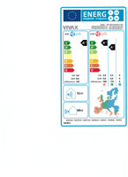 VIVAX V Design Gray Mirror 9000 BTU+ 8 m Montageset 2,6KW Split Klimaanlage A+++