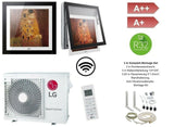 LG SPLIT Klimaanlage Artcool Gallery +3 m Komplett SET 3,5 KW SET A12FT A++ WIFI