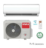 VIVAX M Design 12000 BTU + 3 m Komplett Montageset 3,81 KW Split Klimaanlage A++