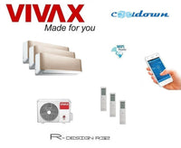 VIVAX Multisplit R Design GOLD 3 x 2,6 KW WIFI READY Klimagerät Klimaanlage A++