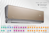 VIVAX V Design Gray Mirror 12000 BTU + 9 m Komplett Montageset Klimaanlage A+++