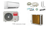 VIVAX Q Design+Komplet Montage SET 2m 12000BTU Klimagerät Split Klimaanlage A++