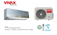 VIVAX R Design SILVER MIRROR 18000 BTU + 2 m Montageset Split Klimaanlage A++