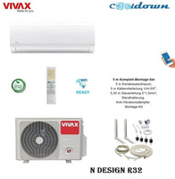 VIVAX N Design Klimagerät 12000 BTU + 5 m Komplett SET Split  Klimaanlage A++