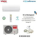 VIVAX N Design Klimagerät 18000 BTU + 10 m Montageset Split Klimaanlage A++