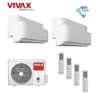 VIVAX Multisplit R Design 3 x 2,6 KW + 1 x 3,5 KW Klimagerät Klimaanlage R32 A++